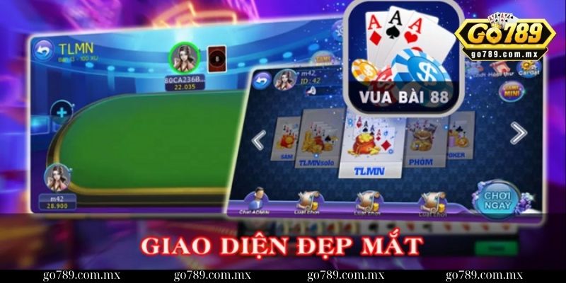 Giao diện tại cổng game hiện đại mà vẫn thân thiện và gần gũi